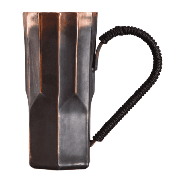 Geiomoo Handmade Hammer Texture Copper Mugs, Large Capacity Hammered Pure Copper Water Cup