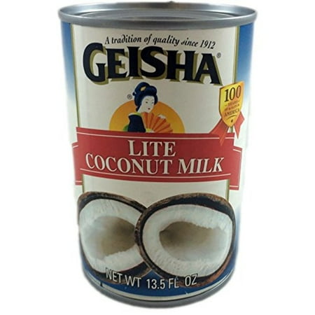Geisha Lite Coconut Milk 13.5 fl oz (Pack of 32)
