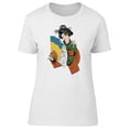 thumbnail image 1 of Geisha With Wind Hand Fan T-Shirt Women -Image by Shutterstock, Female Medium, 1 of 2