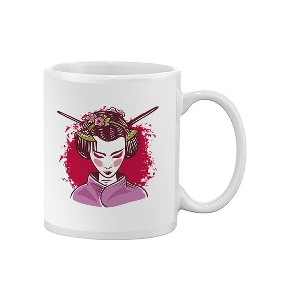 Geisha Woman Mug - Smartprints Designs,