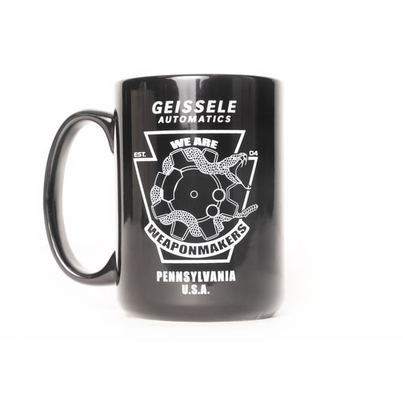 Geissele Angry Snake Bolt Mug, 15Oz., Black