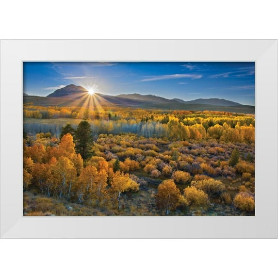 Geistweite, Mark 18x13 White Modern Wood Framed Museum Art Print Titled - Eastern Sierra II