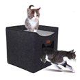 Geizire Cat Beds for Indoor Cats,Cute Shape Cat Cave, Foldable Cat