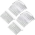 Gejoy 12 Pieces Plastic Teeth Hair Combs Tortoise Side Comb Hair