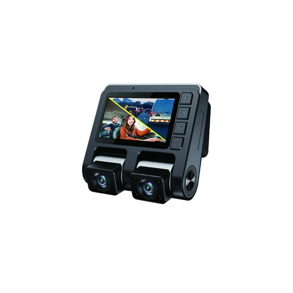GekoGear Front/Rear Dashcam With Display OrbitD110