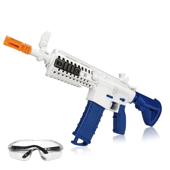 Gel Ball Blaster with Drum 80 FT Splatter Ball Blasters for Outdoor Games Backyard Game  for Ages 14 
