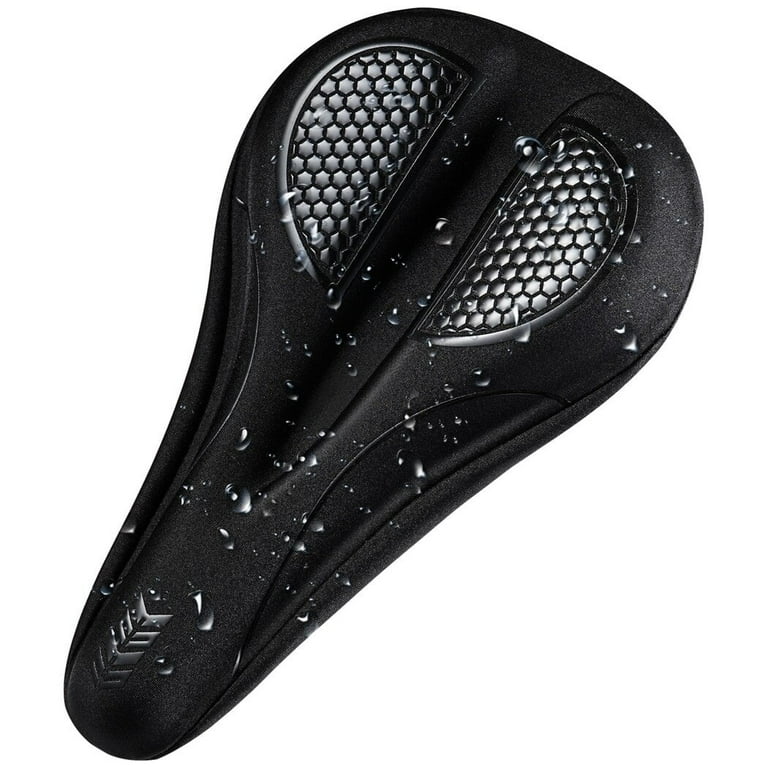 Gel Bicycle Saddle Cover, Soft Thickened Bike Seat Pad, Comfort - Main Image