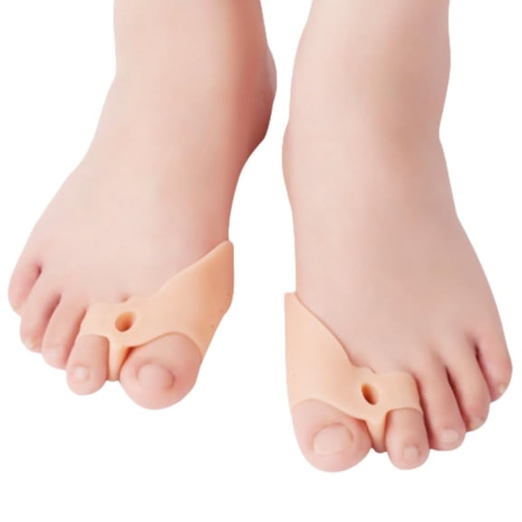 Gel Big Toe Bunion Guards and Protector Cushion, Silicone Hallux Separators, Crooked Toes Corrector Pads for Pain Relief