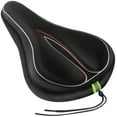 thumbnail image 1 of Gel Bike Seat Cover Padded, Soft Bike Seat Cover Cushion for Men & Women, Comfortable Bike Accessories Gel Seat Cover for Bike, Outdoor Indoor Cycling(Red), 1 of 8