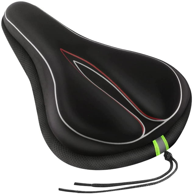 Gel Bike Seat Cover Padded, Soft Bike Seat Cover Cushion for Men