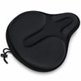 thumbnail image 1 of Gel Bike Seat Cushion Cover - Extra Soft & Breathable Exercise Bicycle Seat Pad with Wide Foam Padding for Men & Women - Fits Cruiser, Stationary & Road Bikes, 1 of 7