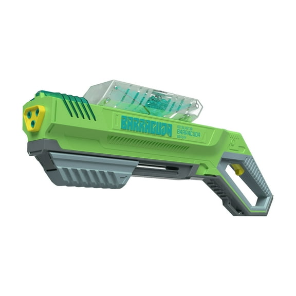 Gel Blaster Barracuda Pump Action Indoor/Outdoor Blaster with 10,000 Electric Green Gellets