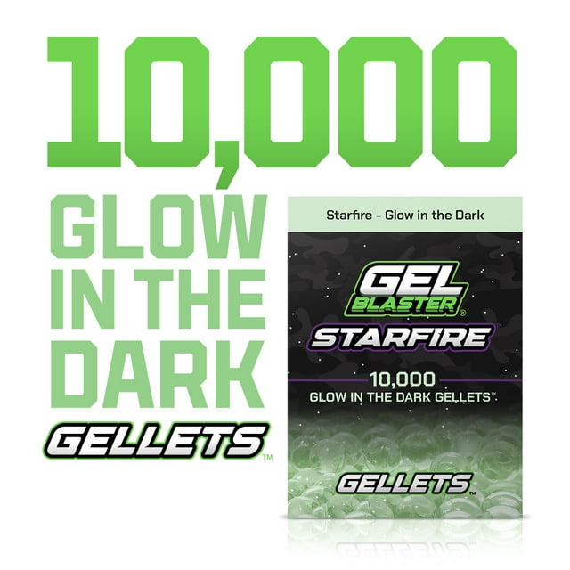 Gel Blaster Starfire Gellets Water Bead Blaster Ammo, Non-Toxic, 10k ...