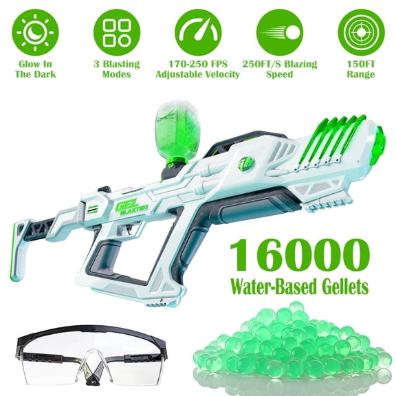 Gel Blaster Surge XL Day N Nite Edition for Ages 14+. Blaster Toy with 10,000 Daytime and 5,000 Nighttime Gellets 170-250 FPS 150FT Range
