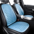 thumbnail image 1 of Gel Car Seat Cushion and Backrest Set with 3D Airflow Ventilation for Office Chair and Long Drives (2-Piece), 1 of 7
