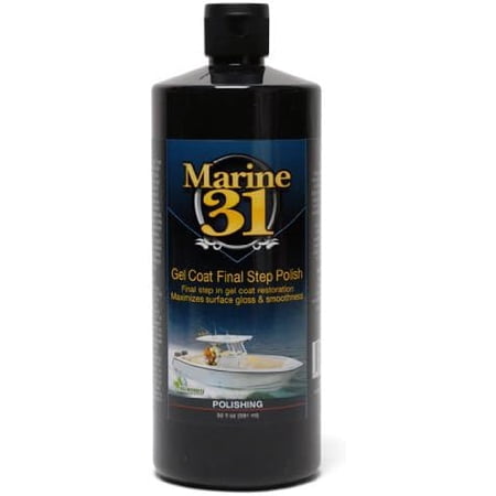 Gel Coat Final Step Polish | Removes Oxidation & Restores Shine for Boats | High-Gloss Polish for Gel Coat Surfaces | M31-201 | 32oz$$Watercraft