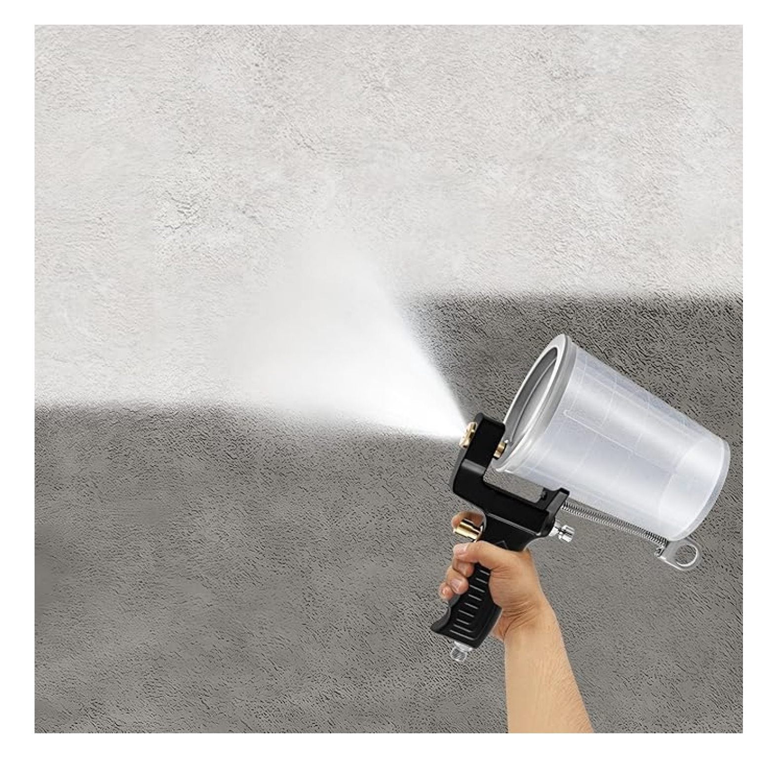 Gel Coat Spray Gun, 34 fl oz Air-Powered Gelcoat Dump Spray Gun with ...