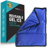 Gel Cold & Hot Pack - 11x14.5" Reusable Warm or Ice Pack for Injuries, Hip, Shoulder, Knee, Back Pain - Hot & Cold Compress for Swelling, Bruises, Surgery - Heat & Cold Therapy