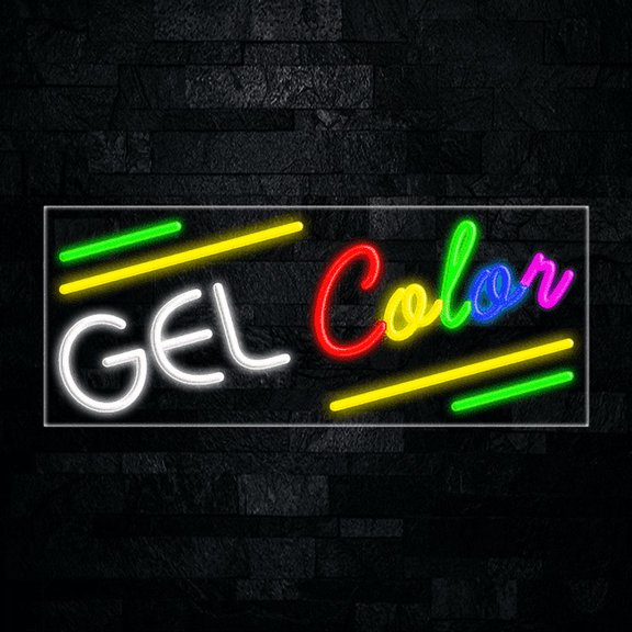 Gel Color-LED Neon Sign 30"L x 12"H #31192