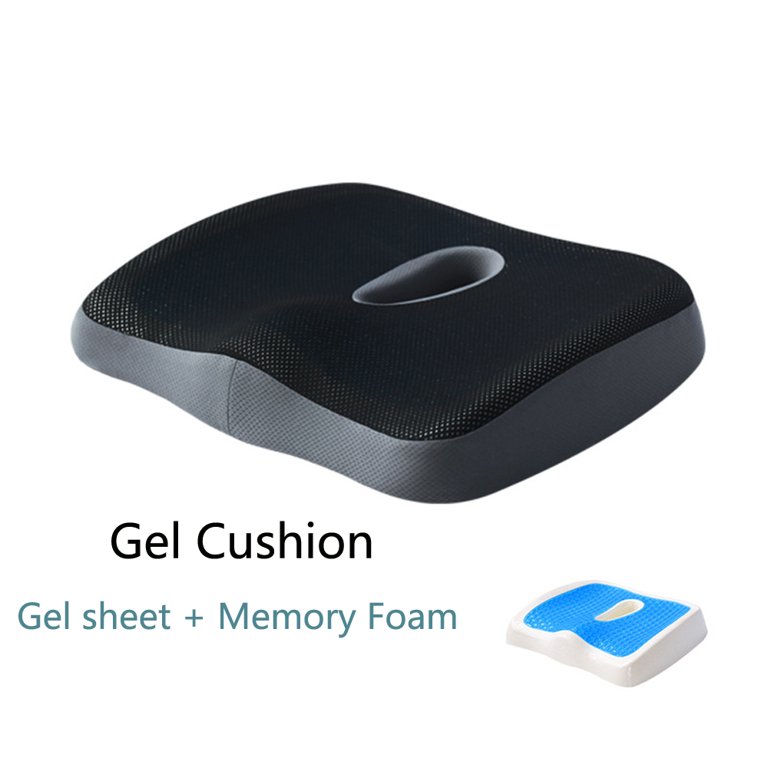 Gel Comfort Cushion Pillow for Office Chair - Memory Foam Chair