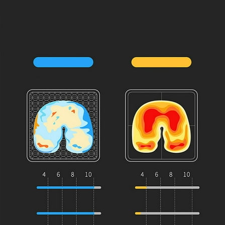 Gel Cooling Seat Cushion | Honeycomb Car & Office Chair Pad | Breathable Silicone Egg Seat Cushion for Long Sitting | Summer Heat Relief