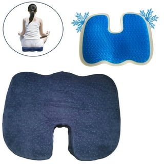 TushGuard Seat Cushion for Office Chair Memory Foam Non-Slip Desk Chair  Cushion Back, Coccyx, Sciatica, Tailbone Pain Relief Butt Pillow for Office