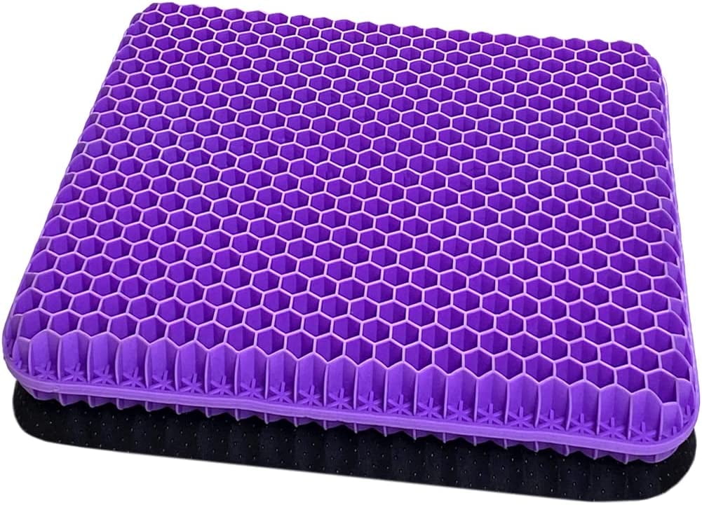 Gel Enhanced Seat Cushion for Long Sitting Double Thick
