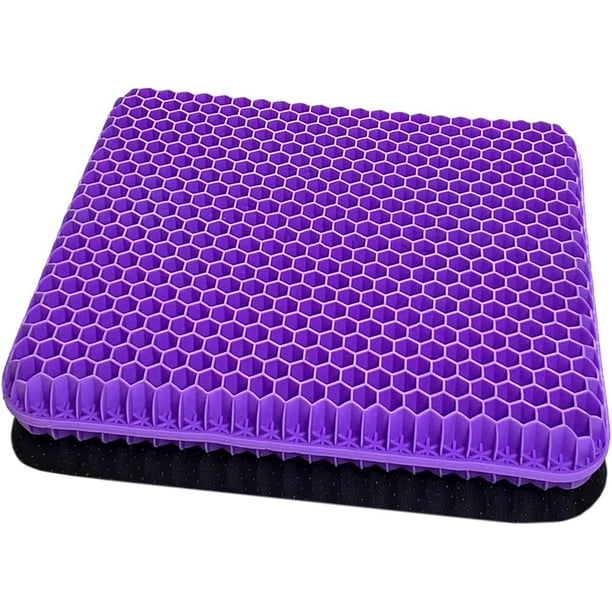 Gel Enhanced Seat Cushion for Long Sitting Double Thick