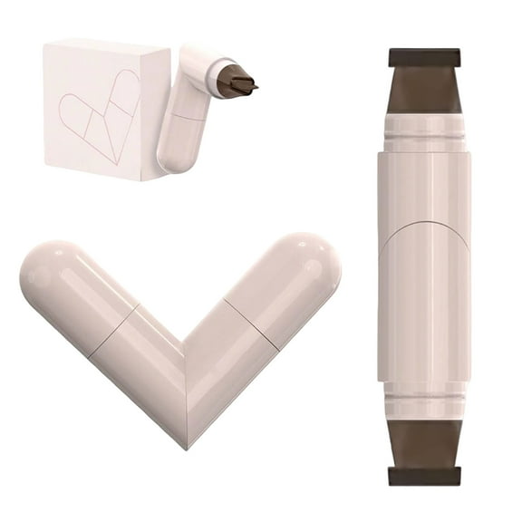 Gel Eyeliner Pencil Set,Eyeliner Tool,2025 New Folding Double Eyeliner,Create Eyeliner Waterproof Eyeliner Tool,Beginner Eyeliner Pen 1.5ml At Both Ends(Brown 3ml/0.1fl.oz)from Biweutydys