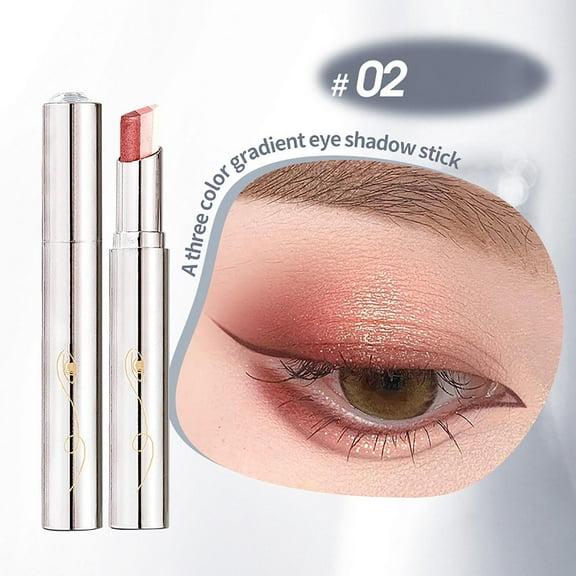 Gel Eyeshadow Stick, Eye Shadow Stick, Cream Matte and Shimmer Eyeshadow Pencil, Waterproof & Smudge-Proof Highlighter Makeup Pen