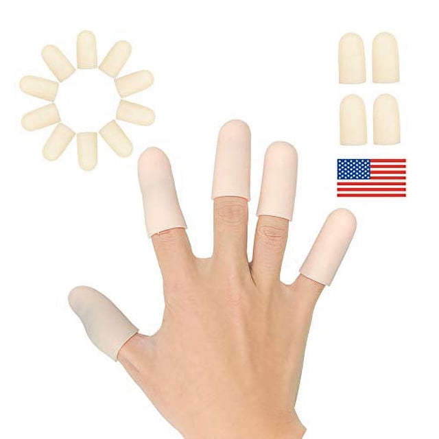 Gel Finger Cots, Finger Protector Support(14 PCS) New Material Finger