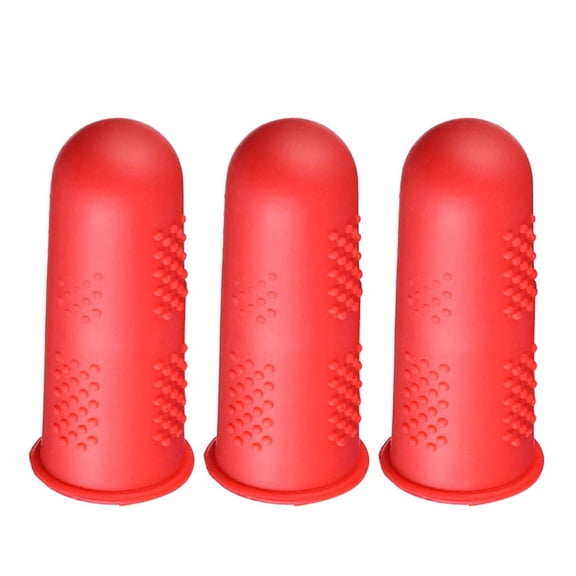 Gel Finger Cots & Thumb Protector for Arthritis, 3PCS Silicone Finger Covers for Cracking Pain Relief, Reusable Guard for Cuts, Wounds & Injury Support -LAILLSH 2026 New