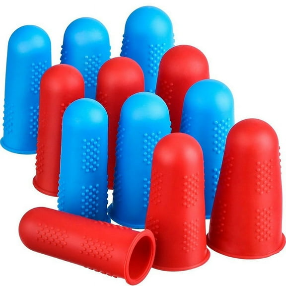 Gel Finger Protector Elastic Silicone Sleeve Scald-proof Anti-slip Anti-Burn Cot
