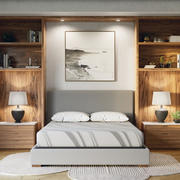 Gel Foam Bed | Heat & Wicking for California King | Responsive Gel Layer | Helps with Shoulder Discomfort