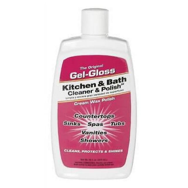 GelGloss Gg1 16 Oz. GelGloss Kitchen & Bath Cleaner & Polish (Pack