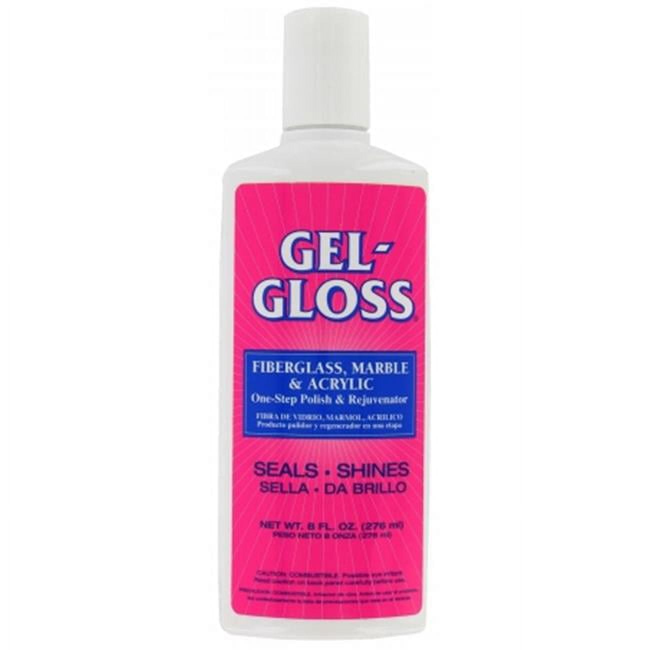 Gel-Gloss GG-8 8 Oz Gel Gloss Kitchen & Bath Cleaner & Polish