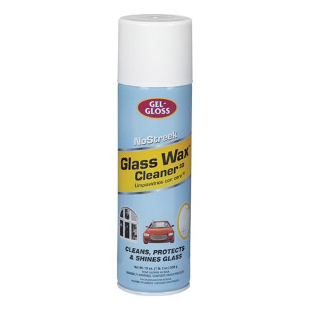 Gel-Gloss Ns-019 19 Oz Spray No Streak Glass Wax Cleaner (Pack Of 12)