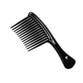Gel Hair Brush Handle Large Wide Tooth Comb Handle Detangling Reduce