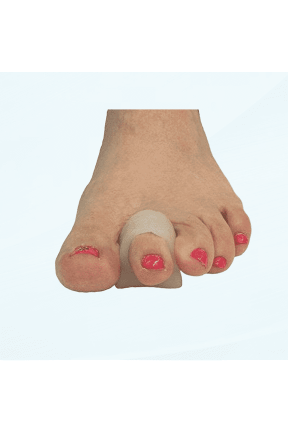 Gel Hammer Toe Support Splint Crutch, 4 Pack, Large, Hammertoe Straightener Splint from