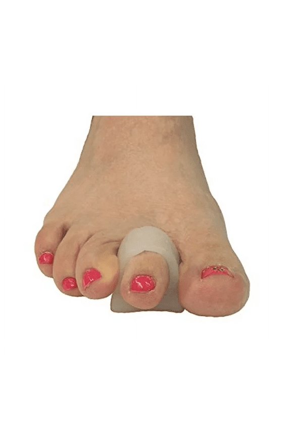 Gel Hammer Toe Support Splint Crutch, 4 Pack, Large, Hammertoe Straightener Splint