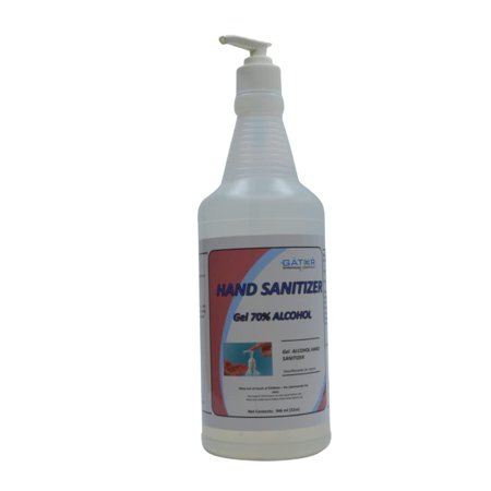 Gel Hand Sanitizer 70% - 32 oz with Pump