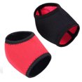 thumbnail image 1 of Gel Heel Protectors for Pain Relief Shock Absorbing Silicone Heel Sleeves Black Red Large Size 42-45, 1 of 8