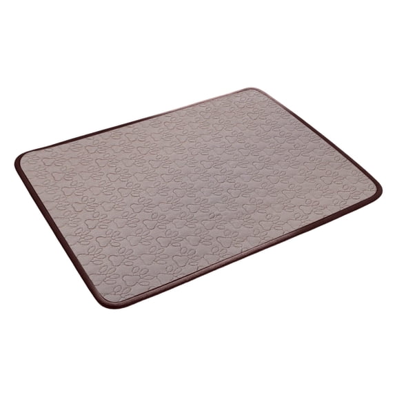Gel Ice Mat for Summer, Pressure Activated Self Cooling Cat Pad with Anti Base, Machine Washable Floor Mat for Hot Weather