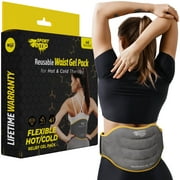 Hot & Cold Reusable Gel Pack Wrap for Back Pain Relief - Flexible Soft Compress - Ice & Heat Therapy for Lower Back, Lumbar, Herniated, Sciatic Nerve, Degenerative Disc, Coccyx, Tailbone - Sport Temp