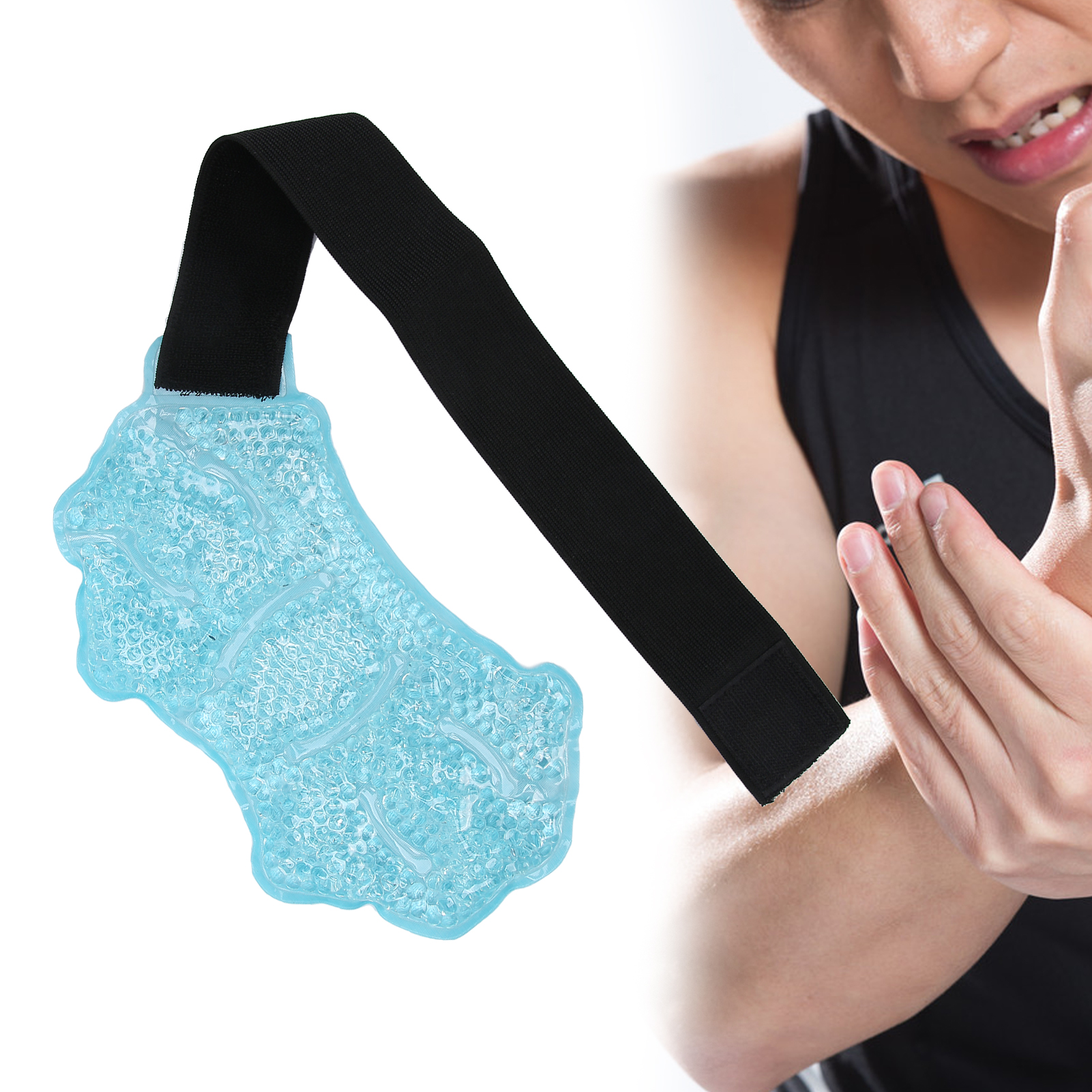 Gel Ice Pack, Hot Cold Compress Gel Wrap For Wrist Elbow Joint Sprain