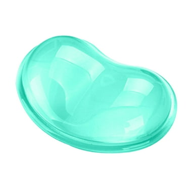 Rubber Track Pads Ergonomic Keyboard Wrist Support Office Mat for Desktop Silicone Gel Wrist Rest Heart Shaped Translucence Ergonomic Mouse Pad Effectively Wrist Fatigue