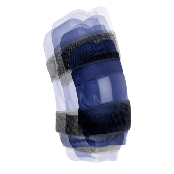 Gel Knee Ice Pack Wrap Cold/Hot Therapy Pad with Adjustable Nylon Straps Reusable Knee Compress for Leg and Joint Use