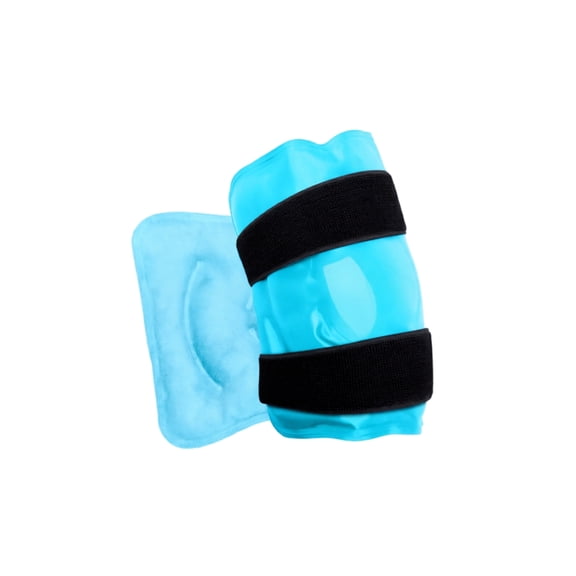 Gel Knee Ice Pack Wrap Cold/Hot Therapy Pad with Adjustable Nylon Straps Reusable Knee Compress for Leg and Joint Use