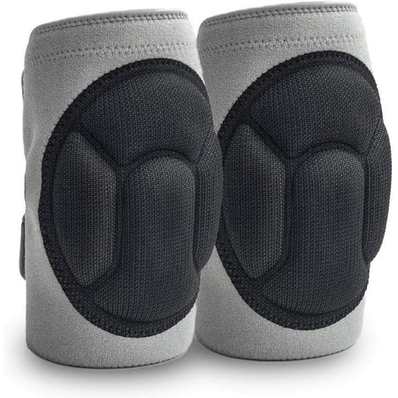 Gel Knee Pads Unisex with Soft Foam Cushion Anti-Slip and Easy to Use, Adjustable Non-Slip Straps Durable, Lightweight Design Perfect for Gardening Work,Scrubbing Floors,Yoga & Construction