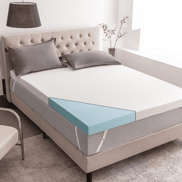 Gel Memory Foam Mattress, 2-Inch Size, Breathable Mattress with Removable Cover, High Density Mattress for Pain Relief